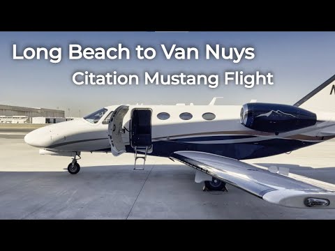 Видео: #46 Easy Flight — из Лонг-Бич в Ван-Найс на Citation Mustang
