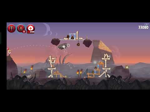 Видео: прохожу уровни "бегство на Татуин" свинской стороны! angry birds star wars 2