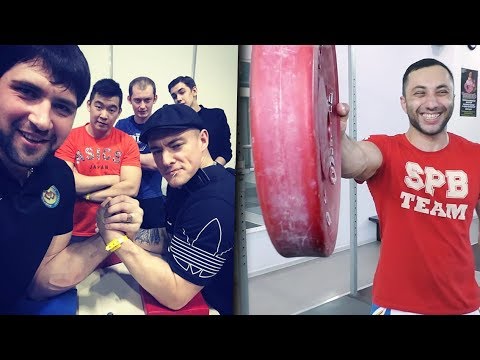 Видео: Секрет силы осетинского рукоборца и хит от Лалетина