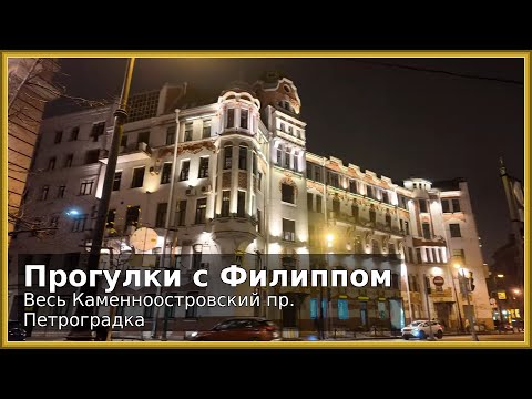 Видео: ПЕТРОГРАДКА — МОЯ ЛЮБОВЬ | Весь Ночной Каменноостровский проспект: от Горьковской до Чёрной речки