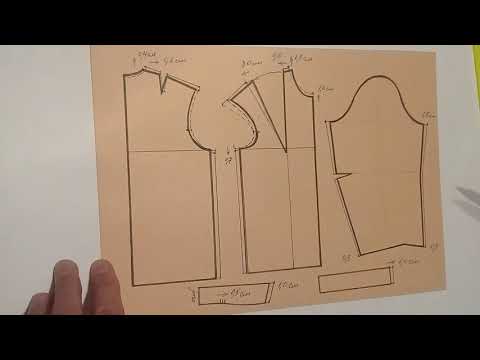 Видео: Выкройку сорочки увеличиваем на два размера, The shirt pattern is increased by two sizes