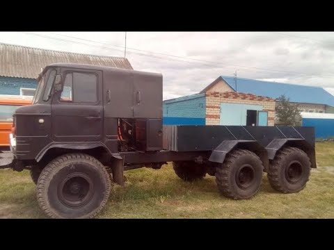 Видео: НАШЁЛ в ГЛУБИНКЕ ПЕРЕДЕЛКУ ЗНАМЕНИТОГО ГАЗ 66 в вездеход с МОТОРОМ от Нивы