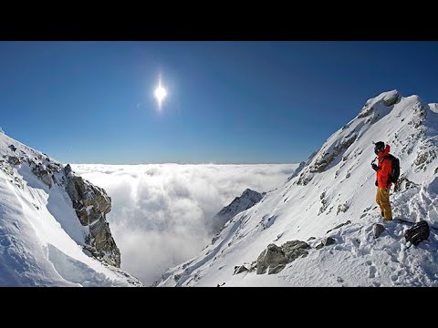 Видео: Фрирайд в Домбае. Беспощадный, но очень красивый!