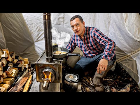 Видео: НА ПОИСКИ ЗОЛОТА! РАЗБИЛ ЛАГЕРЬ. ПАЛАТКА, ЕДА НА ПЕЧИ. СТРОЮ СТРАТЕГИЧЕСКИЙ МОСТ. В ДИКОЙ ТАЙГЕ!