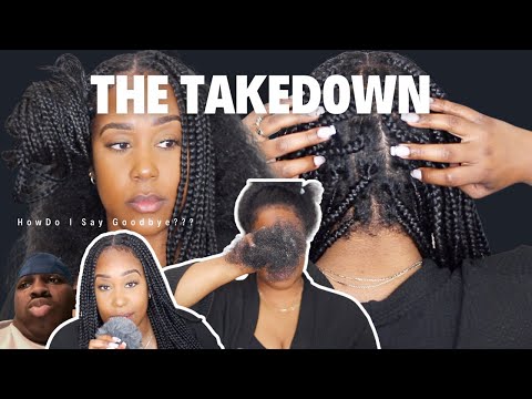 Видео: Разбор косы без узлов... Как мне сказать «до свидания»??? 😢