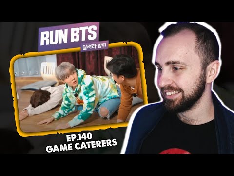 Видео: BTS RUN 140 Game Caterers // реакция на BTS RUN