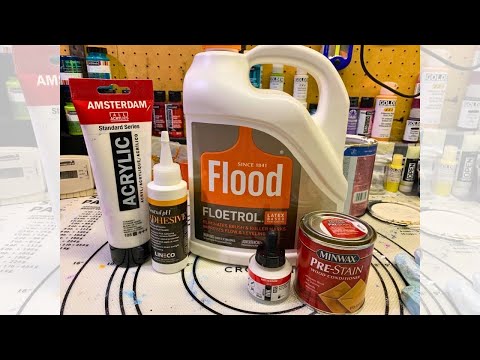 Видео: #16 Техника цветения - Как смешать My US Floetrol Cell Activator - Окраска акриловой жидкостью