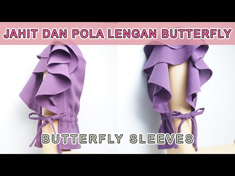 Видео: РУКАВА-БАБОЧКИ | ВЫРЕЗАНИЕ РИСУНКА ДОПОЛНИТЕЛЬНАЯ ПРОШИВКА