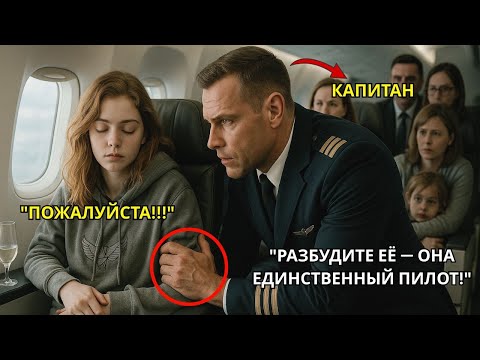 Видео: Она спала в 12-м ряду — когда капитан спросил: «Есть ли пилот на борту?»