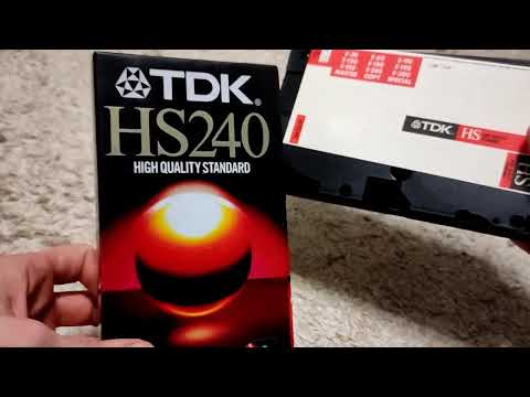 Видео: Что случилось с чистой видеокассетой TDK HS240 за 26 лет
