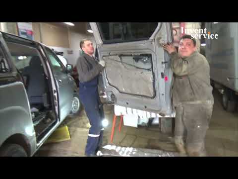 Видео: Установка электропривода двери на Hyundai Starex