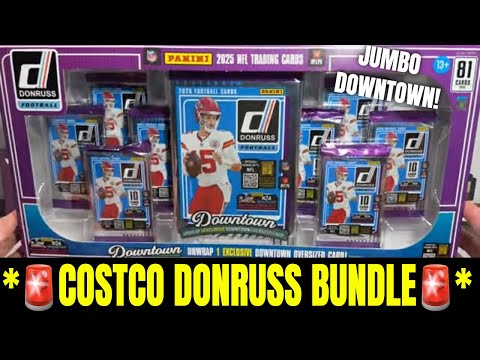 Видео: *🚨ПЕРВЫЙ ВЗГЛЯД НА НАБОР DONRUSS FOOTBALL COSTCO 2025 ГОДА!🚨* НЕСКОЛЬКО ХИТОВ?! КРУПНЫЕ ЦЕНТРЫ ГО...