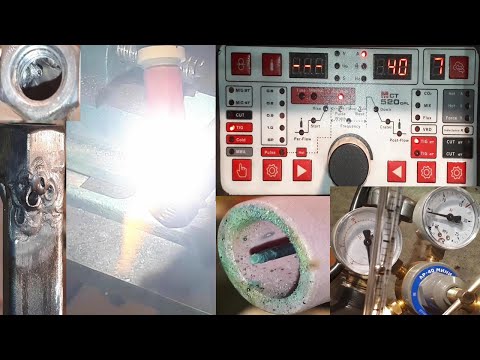 Видео: ANDELI MCT-520DPL. Ч38. TIG-сварка. Варим гайки к ножкам по рекомендациям подписчиков TIGом.