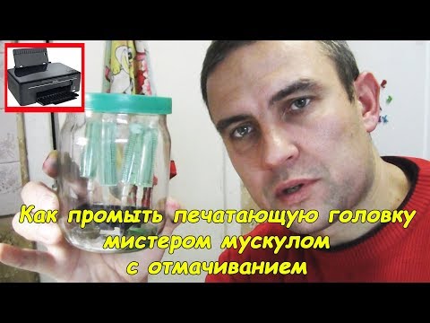 Видео: Прочистка печатающей головки Epson (с замачиванием)