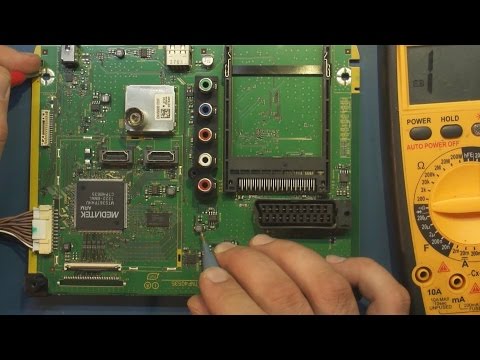 Видео: Ремонт ЖК телевизора Panasonic TX-LR39EM5A. Не включается.