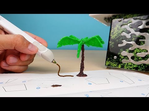 Видео: Моя новая 3Д ручка 3Doodler Create! Рисую декор для Формикария! Как живут мои муравьи. alex boyko