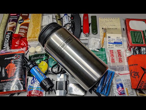 Видео: Набор для выживания в бутылке с водой ВЕРСИЯ 2