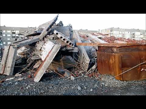 Видео: 2025.08.22. Норильск. Снос здания возле телевышки, историческое видео! По заказу подписчика.