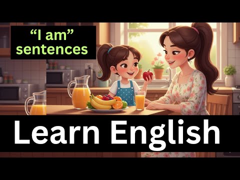Видео: I Am – Ежедневный разговор на английском | Изучайте английский через повседневную рутину | Медлен...
