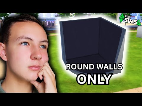 Видео: Я попробовал испытание «ТОЛЬКО КРУГЛЫЕ СТЕНЫ» в The Sims 4!