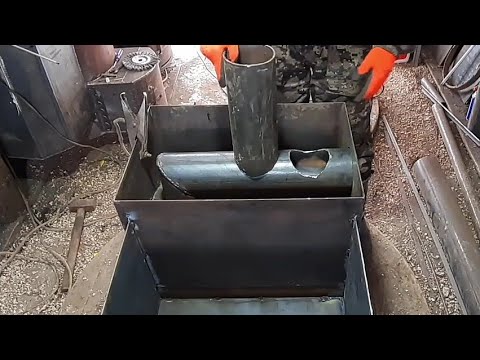 Видео: Варим ПЕЧЬ в баню из 426 трубы