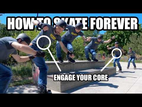 Видео: Как кататься на коньках вечно // Агрессивное катание на роликовых коньках