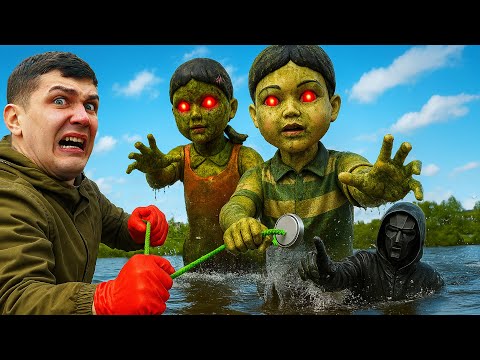 Видео: Нашли ОСТРОВ из ИГРЫ В КАЛЬМАРА 3, во время магнитной рыбалки!
