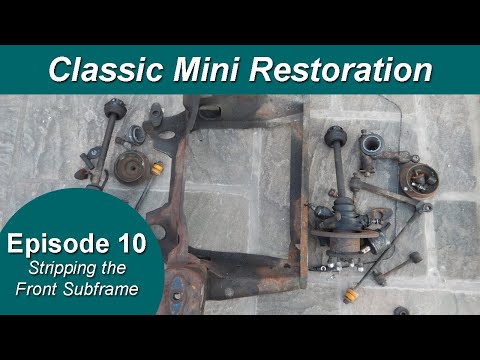 Видео: Классическая мини-реставрация, эпизод 10 — снятие переднего подрамника