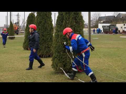 Видео: Областные соревнования бригад на базе филиала «УЦ» РУП «Витебск­энерго»