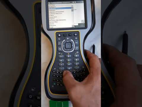 Видео: Как подгрузить автокадовский чертеж в формате DXF в программное обеспечение Trimble Access в TSC3