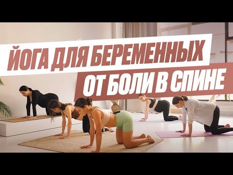 Видео: Урок йоги для беременных | Снимаем боль в спине и пояснице