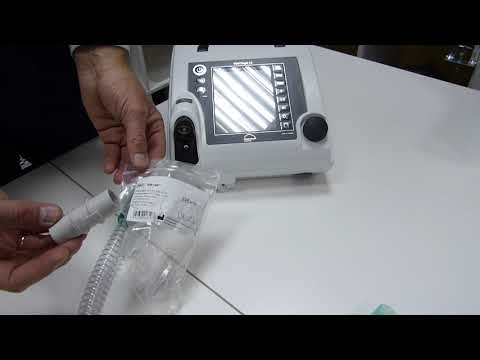 Видео: Подключение 1 патрубочного контура без клапана выдоха к аппарату ИВЛ Ventilogic LS