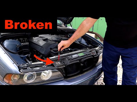 Видео: Как открыть застрявший капот, сломанный трос защелки капота BMW e39 e38 или X3 X5 ЛУЧШИЙ СПОСОБ м...