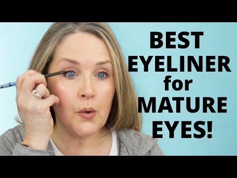 Видео: Как наносить подводку для глаз зрелого возраста — без размазывания и растушевки!