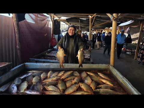 Видео: ХОРАЗМ ХАЗАРАСП БАЛИК БОЗОРИ НАРХЛАРИ 1-ноябрь 2025