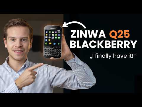 Видео: Обзор Zinwa Q25: новый Android BlackBerry Classic