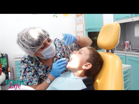 Видео: Детская стоматология. Лечение зубов во сне