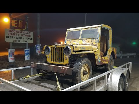 Видео: Попытка реанимировать амбар. Найти джип Willys.