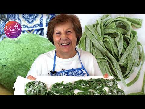 Видео: Секретный рецепт Нонны: паста из свежих яиц и шпината 💚