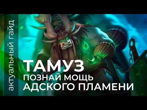 Видео: Тамуз актуальный гайд / Сборки, эмблемы и фишки / Mobile Legends / Мобайл легенд