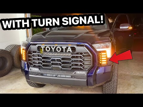 Видео: Установка фар Tundra Teardrop Fang 2024 года! Последовательный режим + ДХО