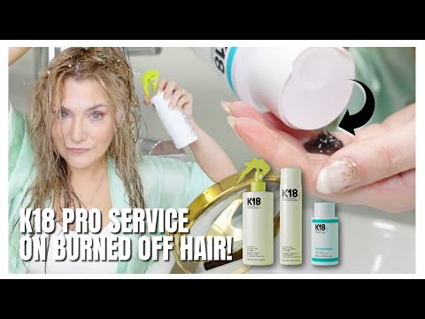 Видео: K18 PRO SERVICE: У МЕНЯ СЖЕГЛИ ВОЛОСЫ, ПОЭТОМУ Я ПОПРОБОВАЛА ЭТО!
