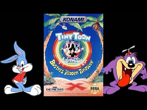 Видео: Tiny Toon Adventures: Buster's Hidden Treasure прохождение (Sega MD)
