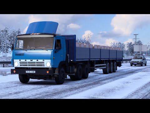 Видео: 1183 / ETS 2 V1.46 / КАМАЗ-5410 ЛЕГЕНДА / Апатиты - Пикалёво.