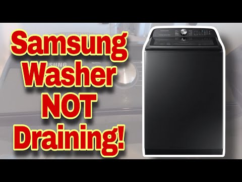 Видео: Как исправить ошибку «Стиральная машина Samsung с верхней загрузкой не сливает воду!» | Вода заст...