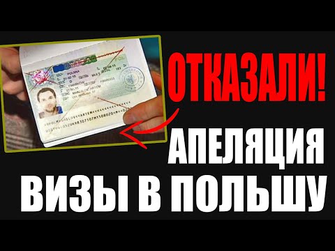 Видео: Отказ в рабочей визе в Польшу. Образец апелляции. Как подать?