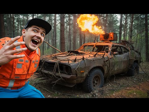 Видео: Оживили АВТОМОБИЛЬ для ЗОМБИ АПОКАЛИПСИСА в Лесу! Как он там оказался?