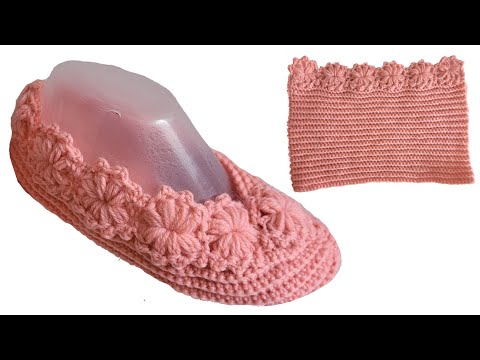 Видео: 👍НЕСЛОЖНЫЕ СЛЕДКИ💖ДОМАШНИЕ ТАПОЧКИ ВЯЗАНЫЕ КРЮЧКОМ🤩crochet slippers😍Häkelhausschuhe