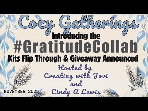 Видео: Представляем ноябрьский #GratitudeCollab и розыгрыш призов от организаторов @CreatingwithJovi и @...