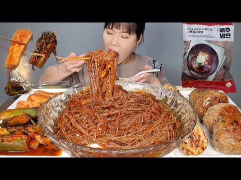 Видео: Ттокгалби 🍖 Круглый кимчи огурцы, кимчи, кимчи, пибим нэнмён, мукбанг